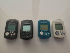 Sega Dreamcast 4 Visual Memory Unit VMU Memory Card HKT-7000 Original