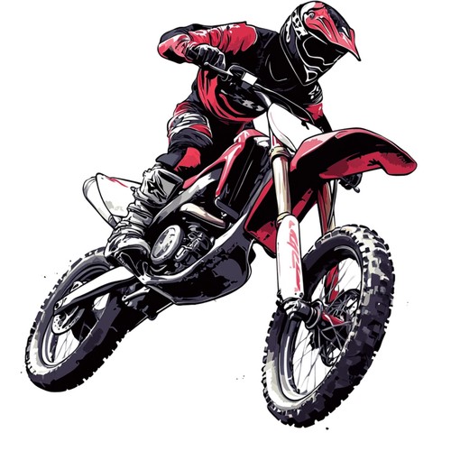 Adesivi dirt bike - adesivi,