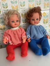 Bambola Vintage Coppia pallini Sebino 1970 no Lenci