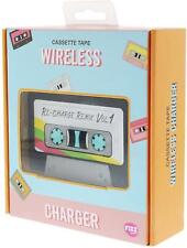 Fizz Creations Caricatore Wireless Cassetta Nastro Design Retrò Multicolore
