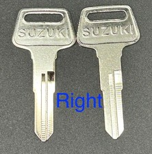 2 Key Blank Suzuki DR100 DR125