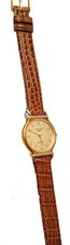 LONGINES OROLOGIO DONNA ORO MASSICCIO COCCODRILLO WATCH WOMAN GOLD CROCODILE