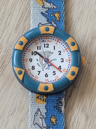 Montre flik flak dauphin kid - montre,