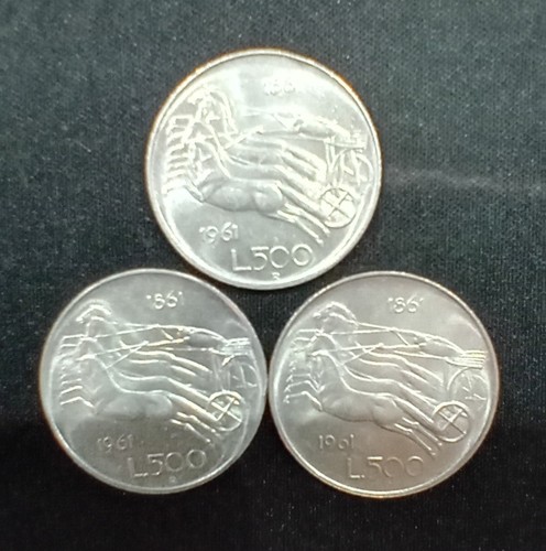 Monete 500 lire biga - 500,