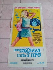 4 Locandine musicarello MINA CELENTANO PATTY PRAVO LITTLE TONY RAGAZZA ORO ROCK