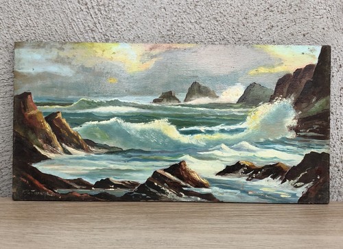 Quadro vintage mareggiata - quadro,