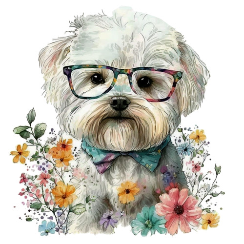 Adesivo auto maltese - , cani