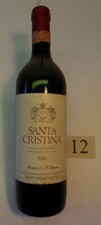 BOTTIGLIA VINO DA COLLEZIONE SANTA CRISTINA