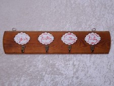 Legno Asciugamano Appendiabiti