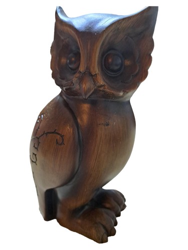 Amsel gufo decorativo - decorativo, legno