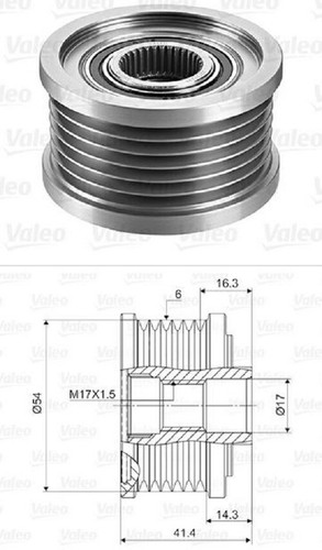 Puleggia alternatore fiat idea - puleggia,