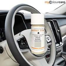 kit Rigenera Volante Bicolore Pelle VOLVO XC 40 60 Blond e Nero Ritocco