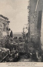 Cartolina Assisi Perugia Santuario di San Damiano Giardino Non viaggiata