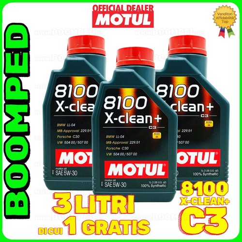 Motul 8100 clean 3 litri - motul, x-clean+