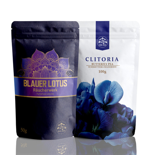 Pacchetto loto blu farfalla - pacchetto,