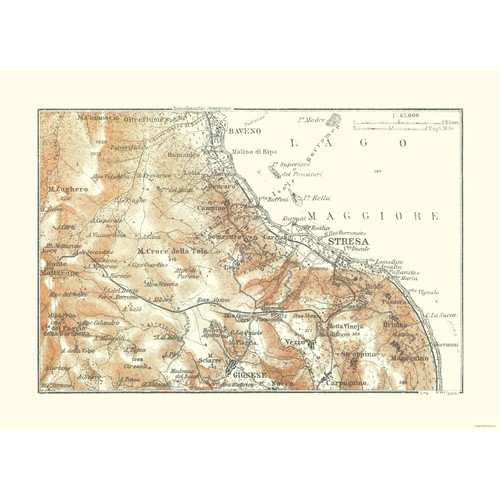 Mappa storica regione - storica,