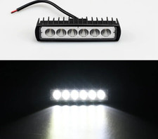 Faretto LED 12V per Moto e PitBike Faro Universale 6 LED Alta Luminosità