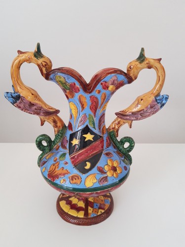 Vaso ceramica graffita - vaso, in