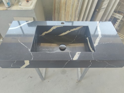 Lavabo bagno sospeso - in, quarzo
