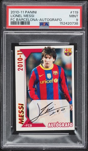 Lionel messi psa 2010 - messi,