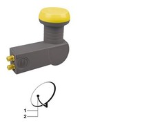 LNB UNIVERSALE DUE USCITE TWIN