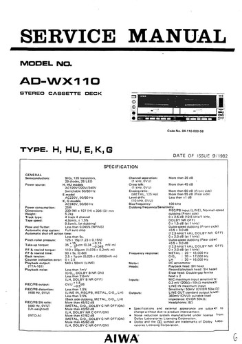 Manuale servizio - manuale,