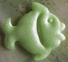 LOT de 2 APPLIQUES POISSON en