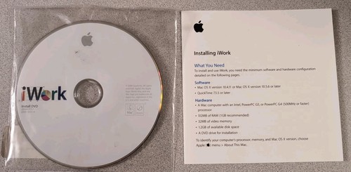 Apple iwork 2009 - iwork,