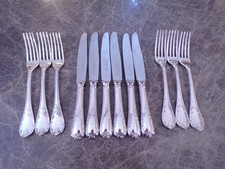 Posate antipasto Christofle modello MARLY 6 persone 12 pezzi argentate OTTIME!