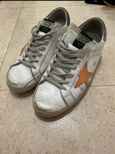 Golden goose superstar orange - golden,
