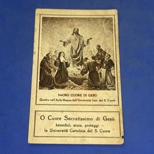 SACRO CUORE SACRATISSIMO DI GESU' Santino - immagine sacra Preghiera