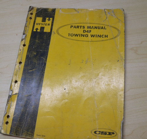 Hyster d4f cat trattore - hyster,
