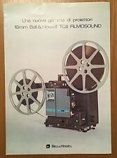 Brochure proiettori 16 mm BELL & HOWELL Filmsoud in italiano
