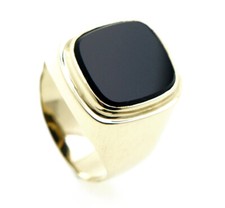 Anello Sigillo Uomo Onice 333