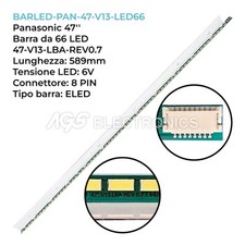 BARRA STRIP 66 LED TV