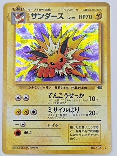 Jolteon holo vintage set - vintage,