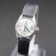 Orologio Rado Emile rotondo automatico vintage 20 mm argento donna data...