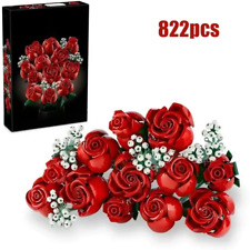 10328 kit di costruzioni bouquet di rose 822 PCS 12 rose e 4 rametti