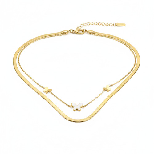 Collana double butterfly - butterfly,