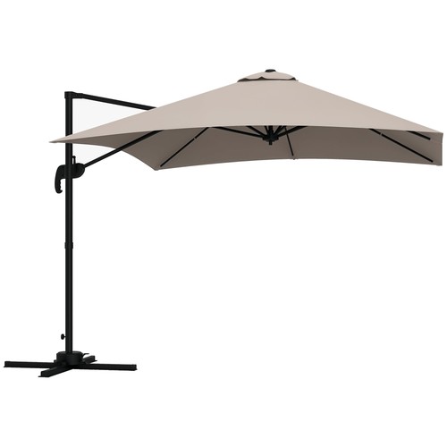 Outsunny ombrellone - ombrellone, da