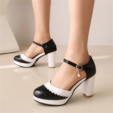 Women's Brouge Mary Jane Shoes