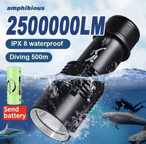 Torcia led subacquea per - led,