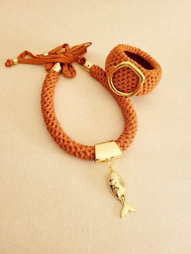 Collana bracciale con - collana, +