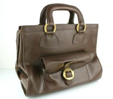 Borsa Valigia Valigetta in EcoPelle da Medico Colore Marrone Vintage d'epoca '70