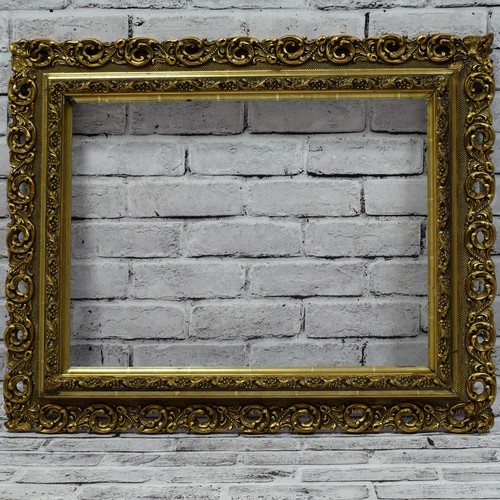 1884 vecchia cornice legno - in,