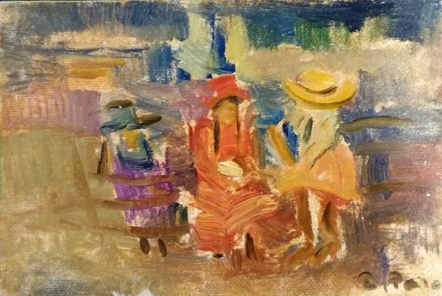 Daniela penco amiche olio - penco,, amiche,