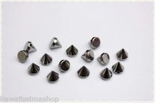 150pz Borchie sfuse cono da cucire colore grigio scuro 0,7CM*150pcs CONE STUDS 