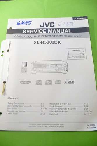 Manuale servizio per jvc - servizio,