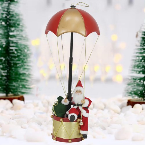 Babbo natale con paracadute - natale,