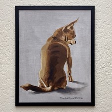 Quadro cane chihuahua 14 x 11"
